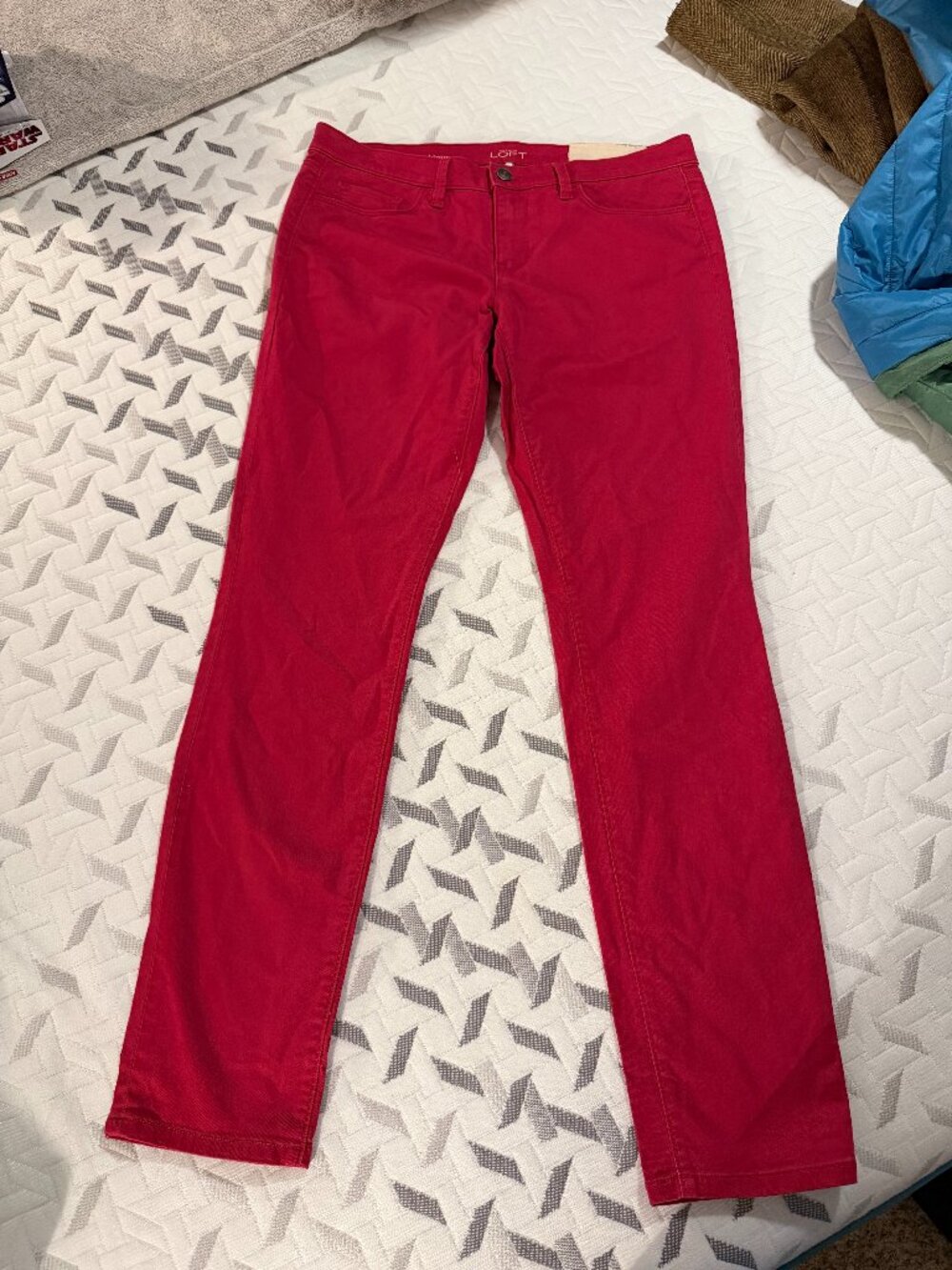 Ann Taylor Loft Red Hot Pants